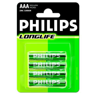 Blister Longlife Mini Penlite Batterij AAA